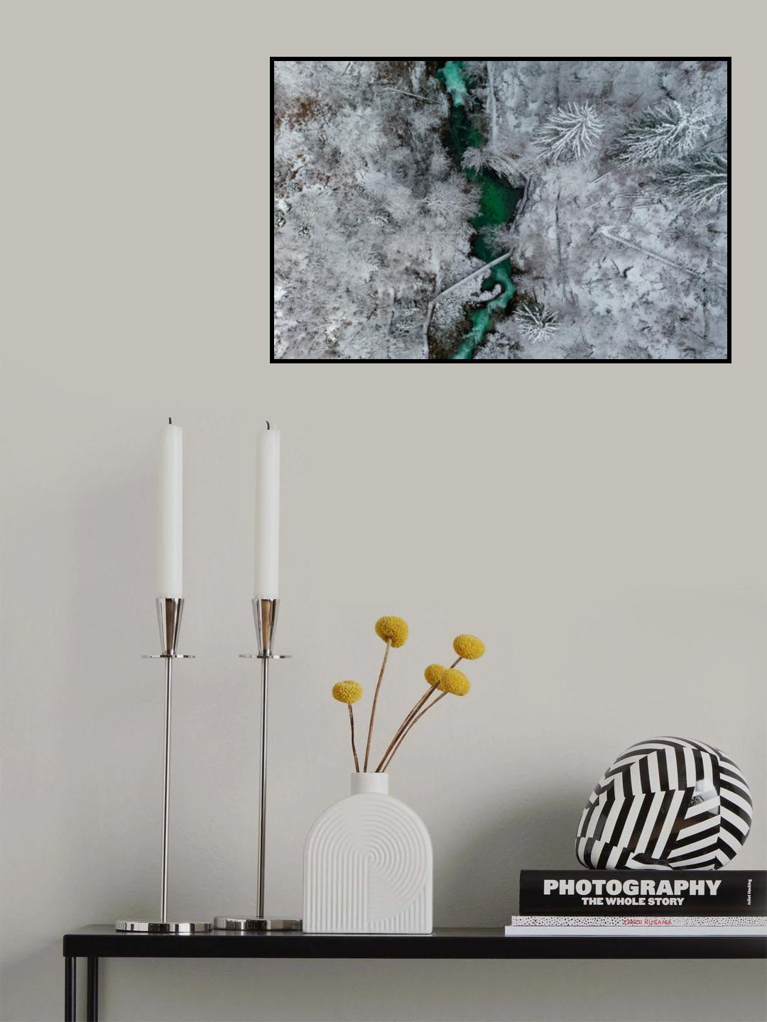 Blejski vintgar, Slovenia Poster och Canvastavla