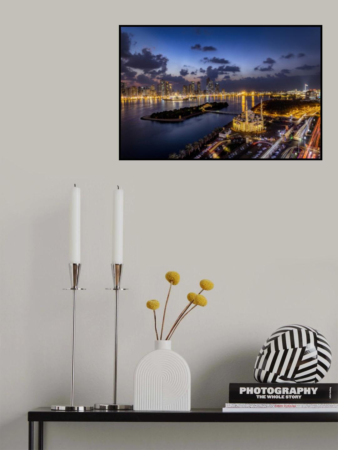Beautiful Sharjah Poster och Canvastavla