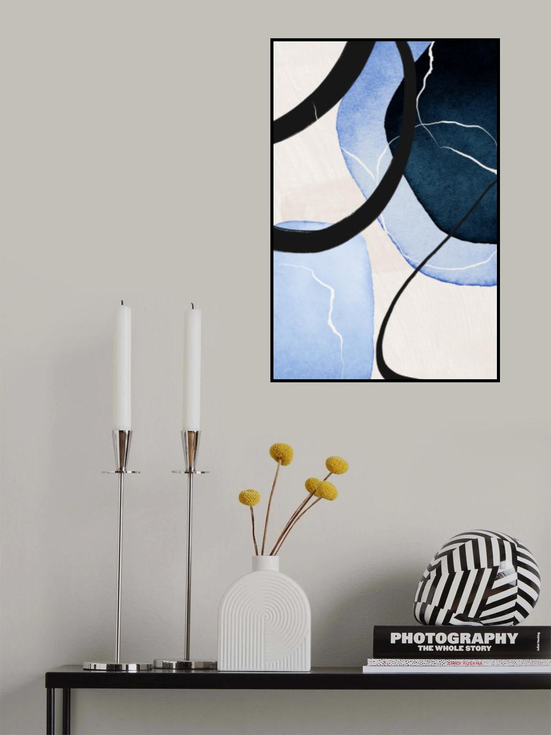 Shapley Blue-3 Poster och Canvastavla