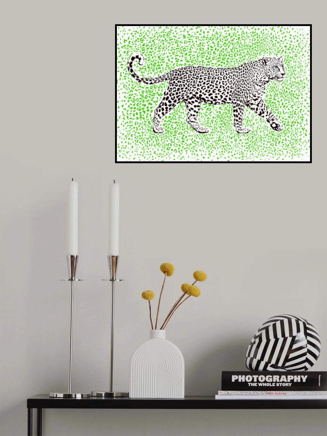 Leopard Rosette camouflage Poster och Canvastavla