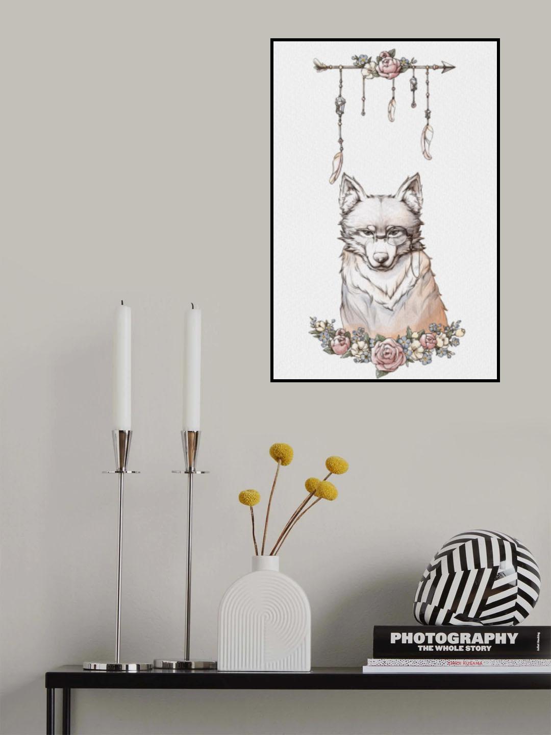 Wolf Art lock Poster och Canvastavla