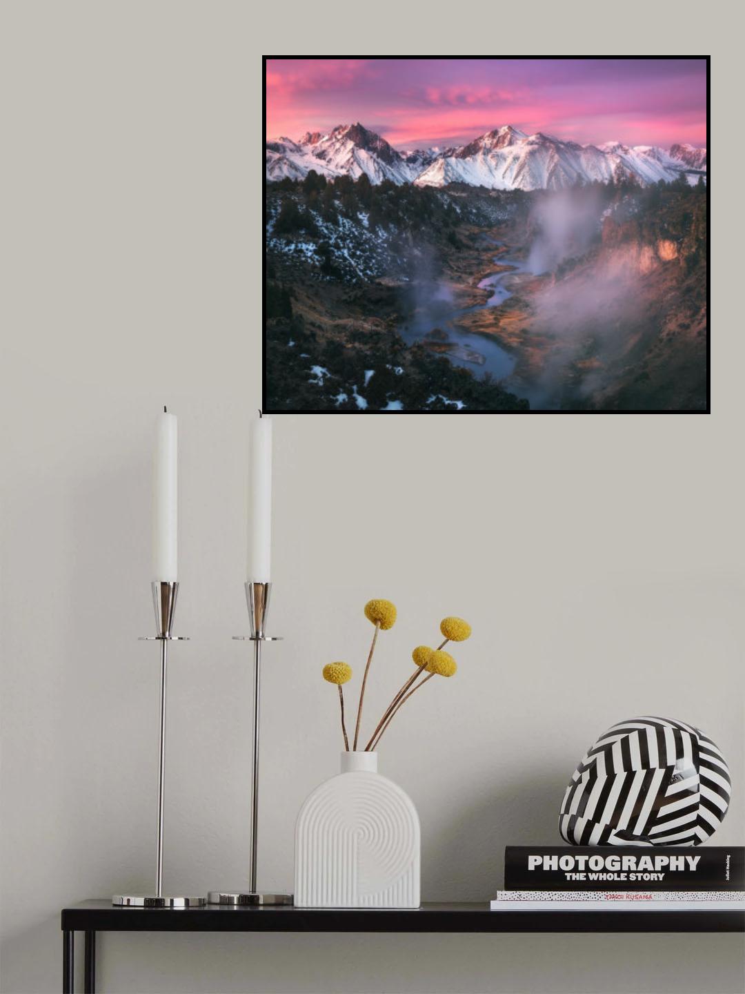 Amazing Morning in the Eastern Sierra Poster och Canvastavla