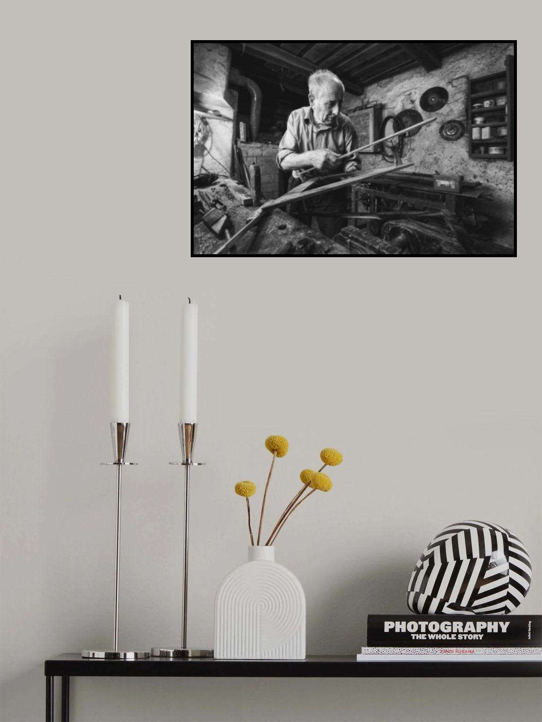The retired carpenter Poster och Canvastavla