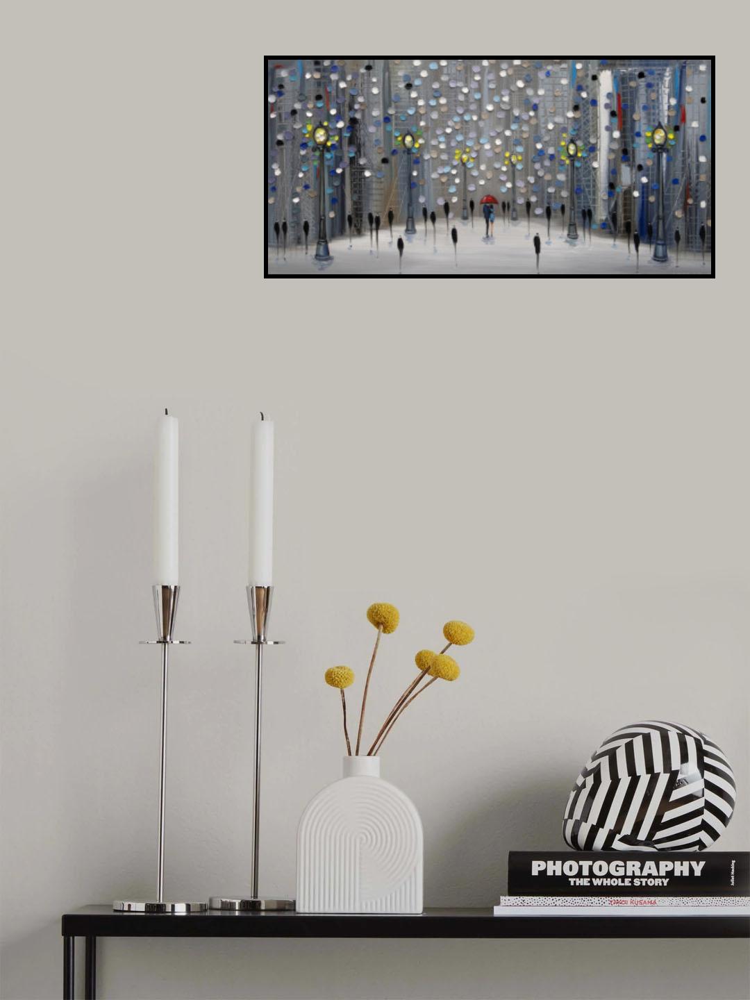 Night City Park Poster och Canvastavla