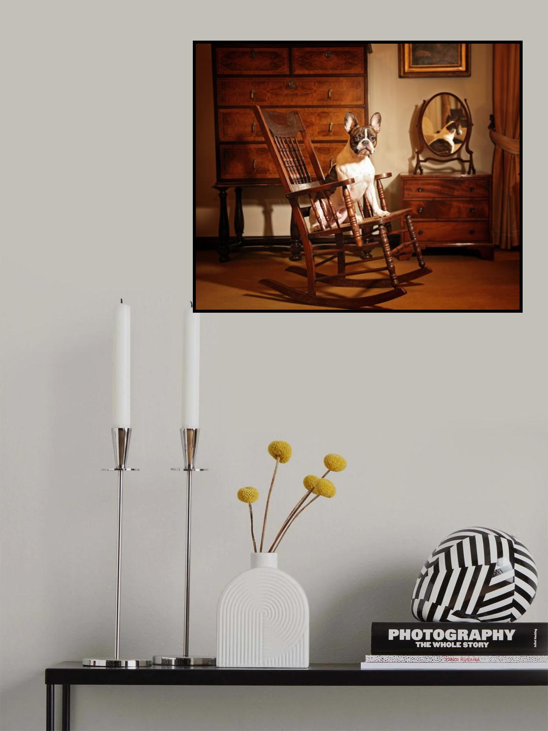 Dali on the swing Chair Poster och Canvastavla