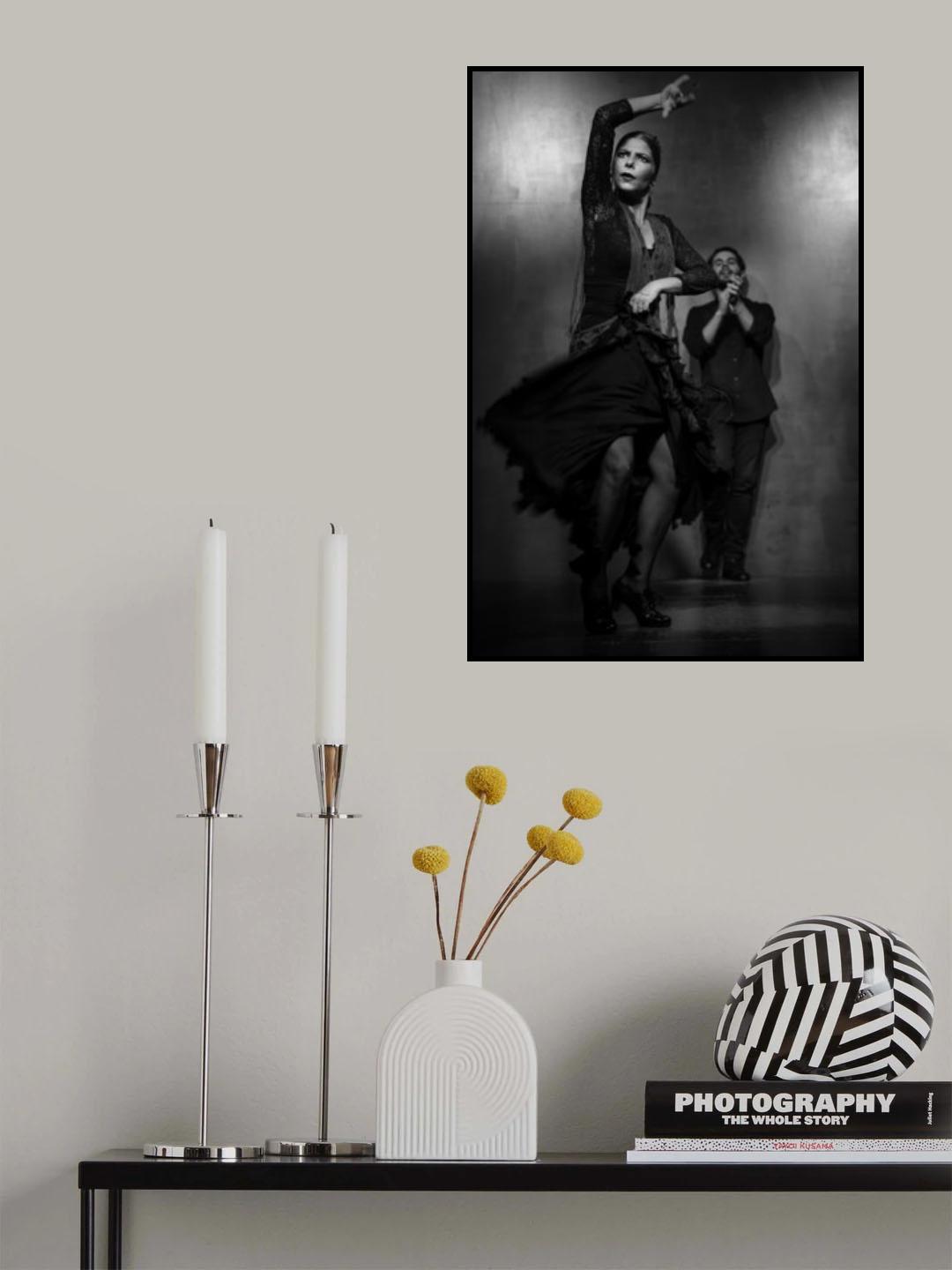 Flamenco Dancer Poster och Canvastavla