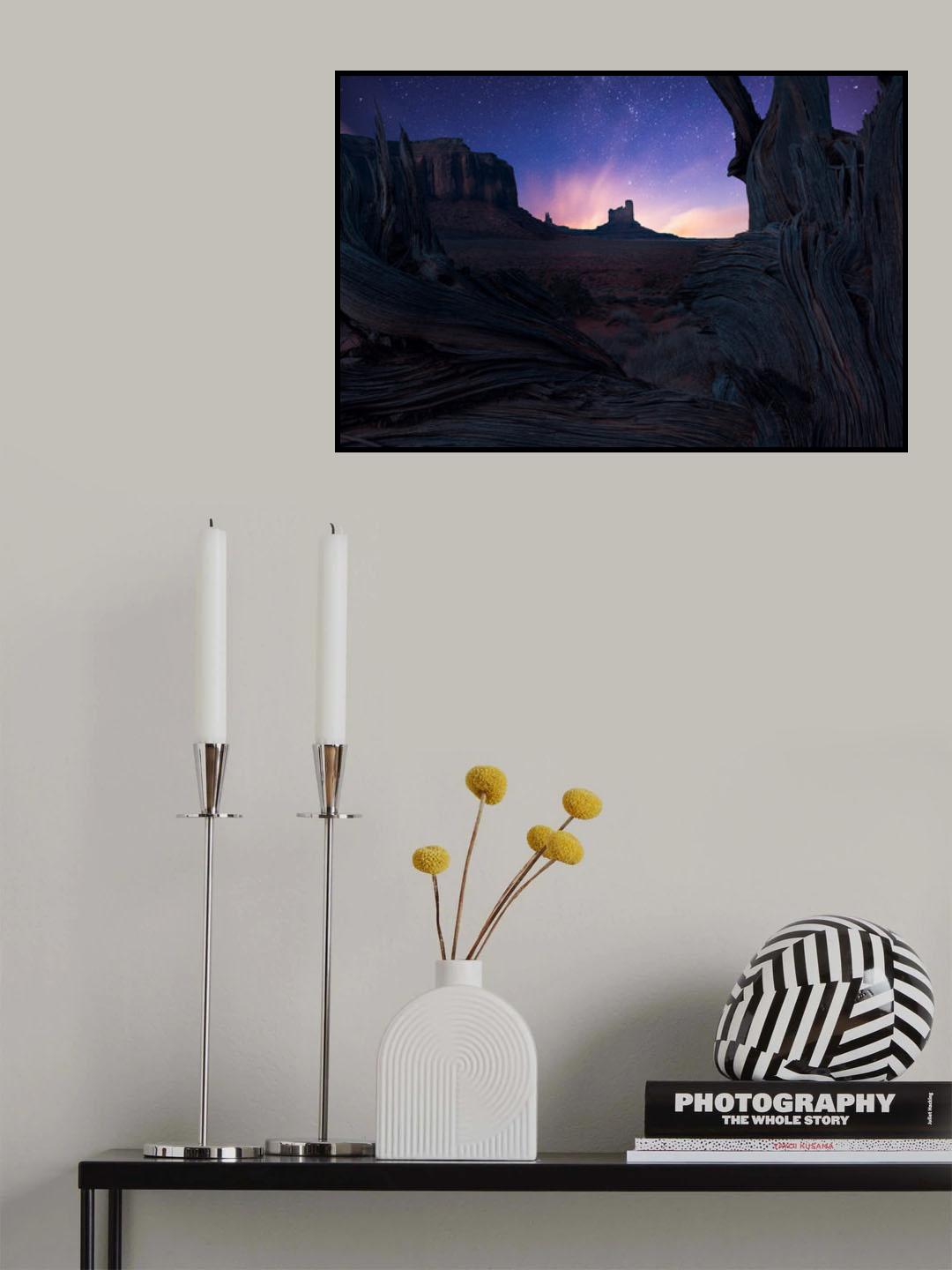 Seen Through Ancient Tree Poster och Canvastavla