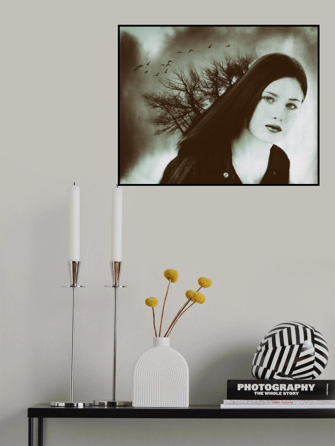 Mind ghost Poster och Canvastavla