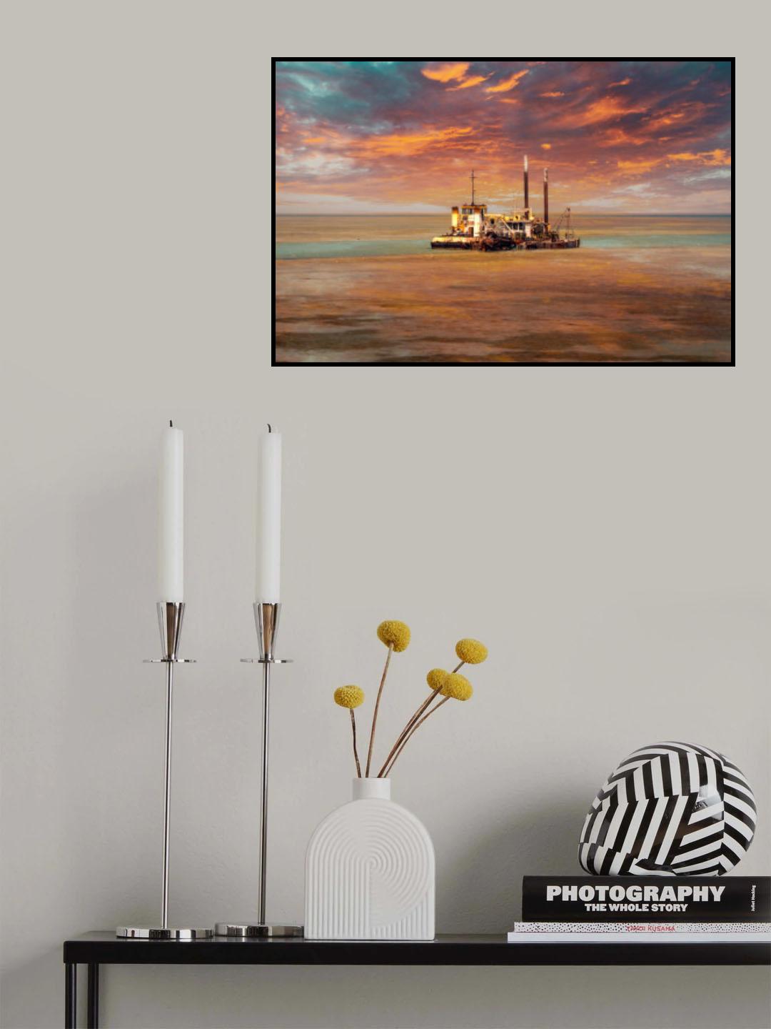 Fire Poster och Canvastavla