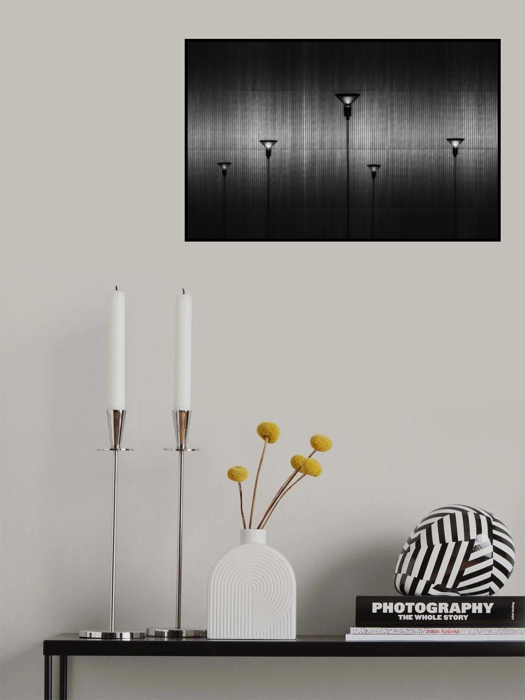Streetlight family Poster och Canvastavla