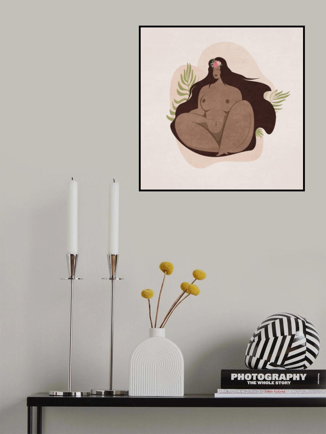 Beautiful Curvy B Lady 03 Poster och Canvastavla