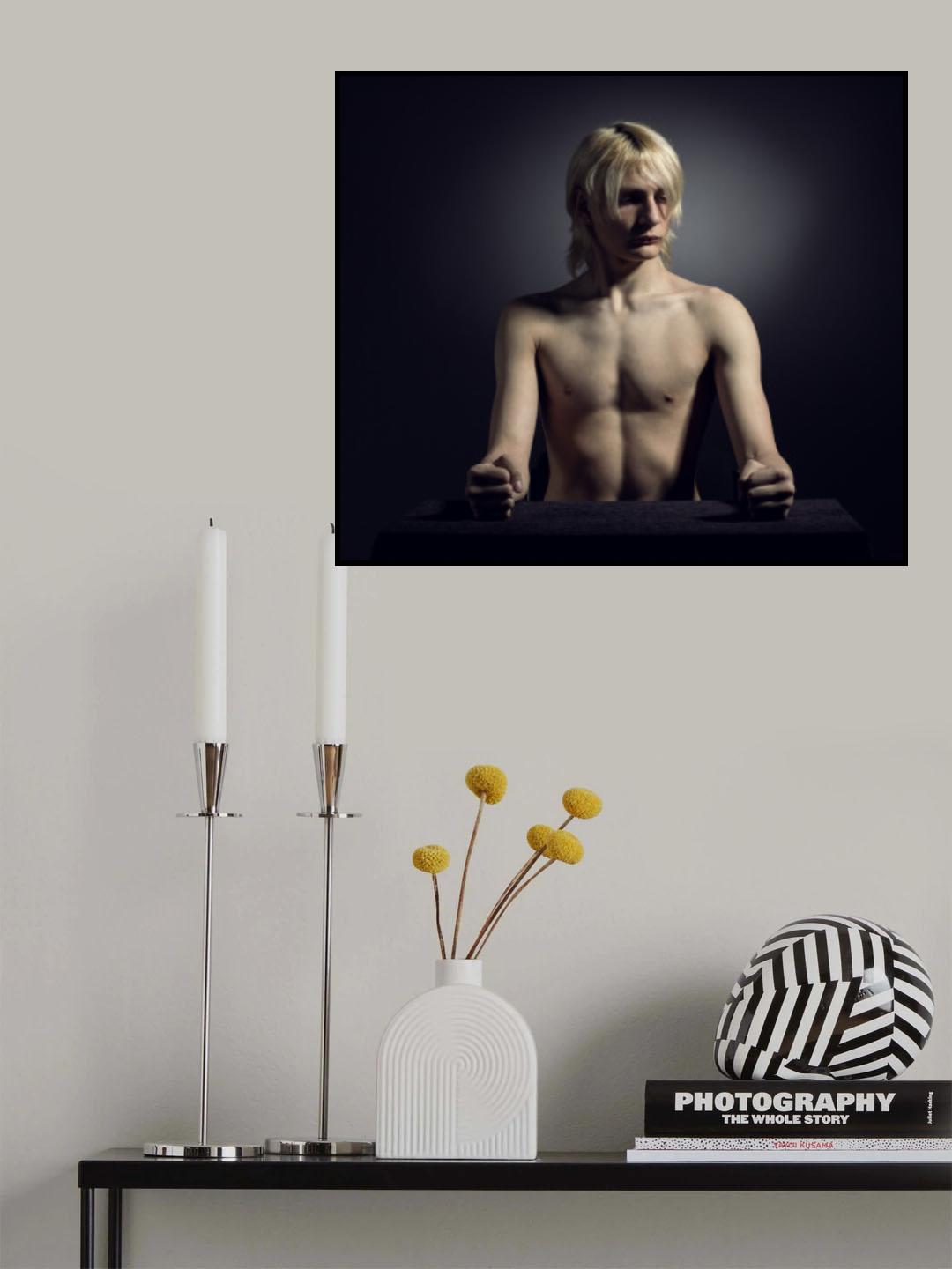 George is angry. Poster och Canvastavla