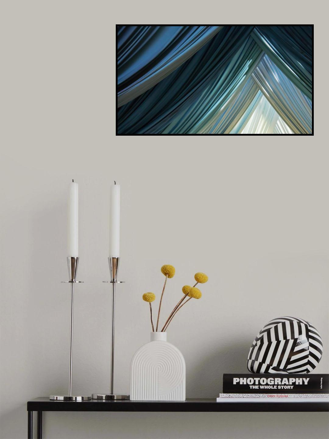 sunroom drapes Poster och Canvastavla