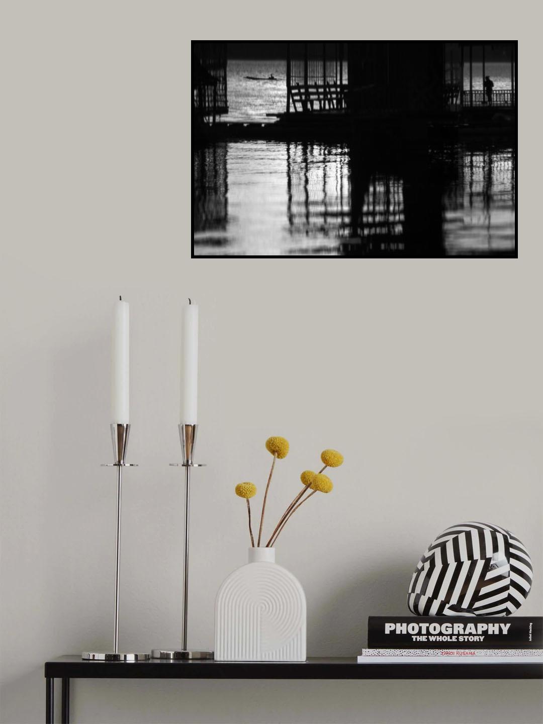 Living by the river Poster och Canvastavla