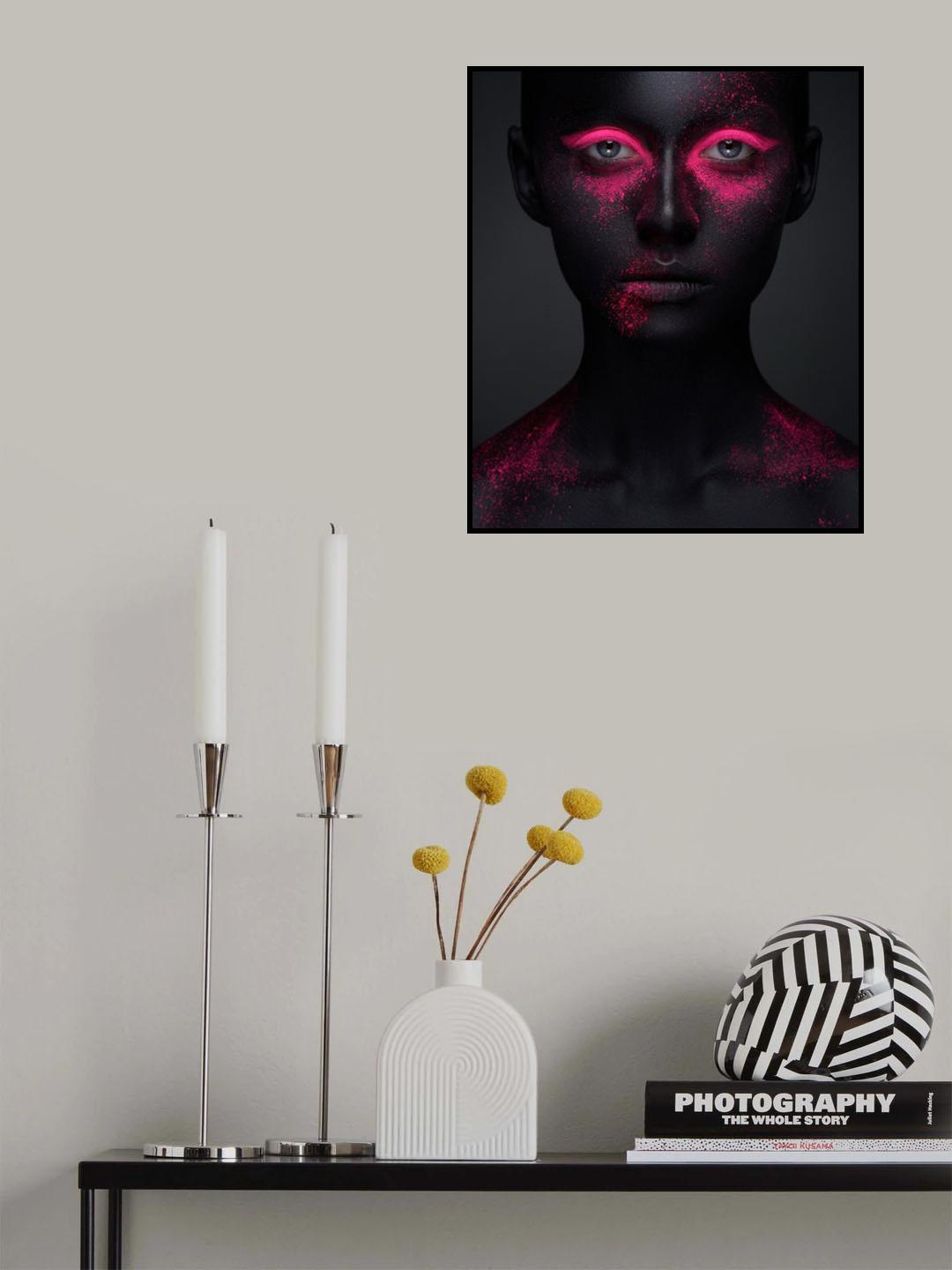 Pink Poster och Canvastavla