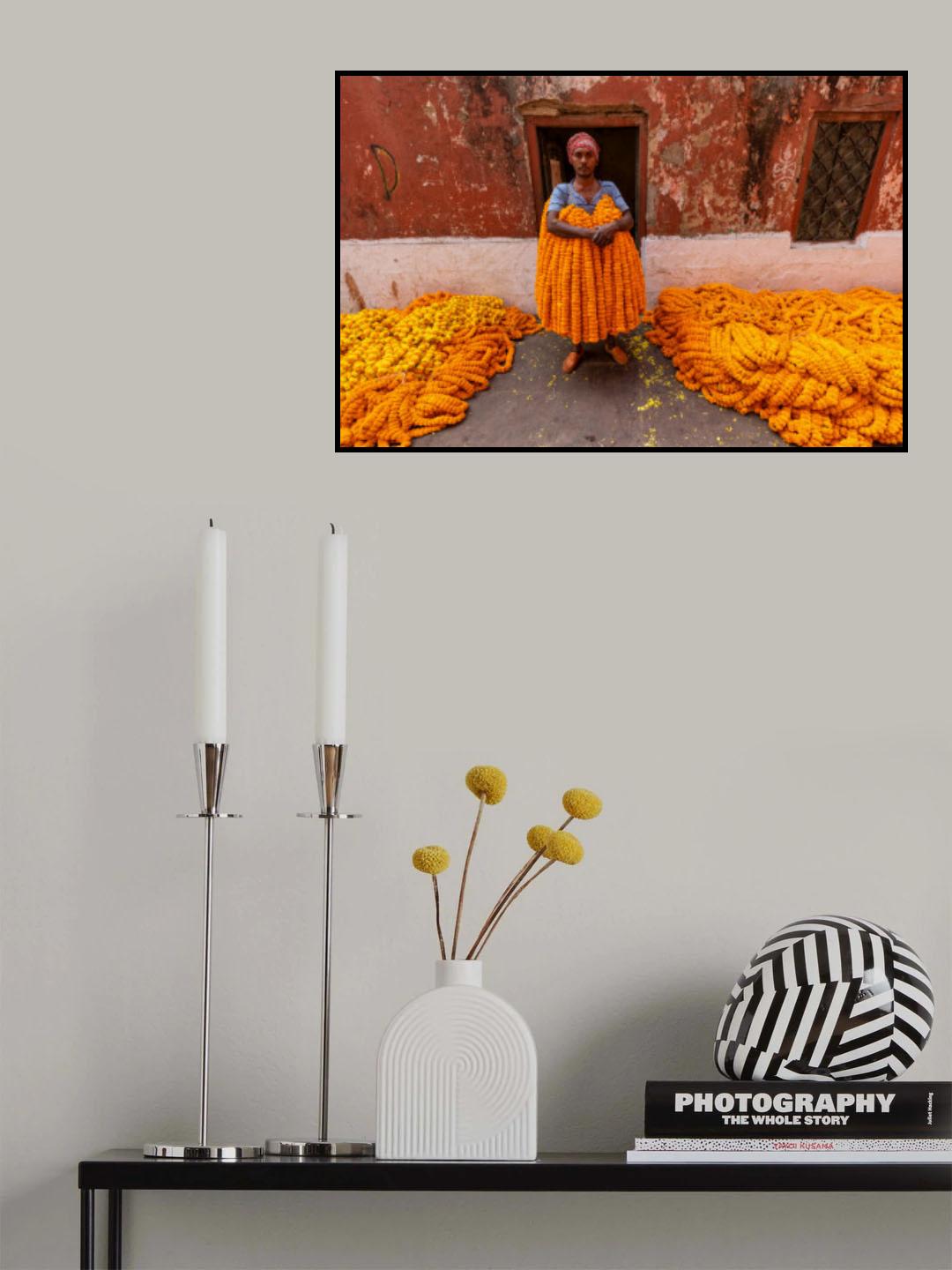 Flower seller Poster och Canvastavla