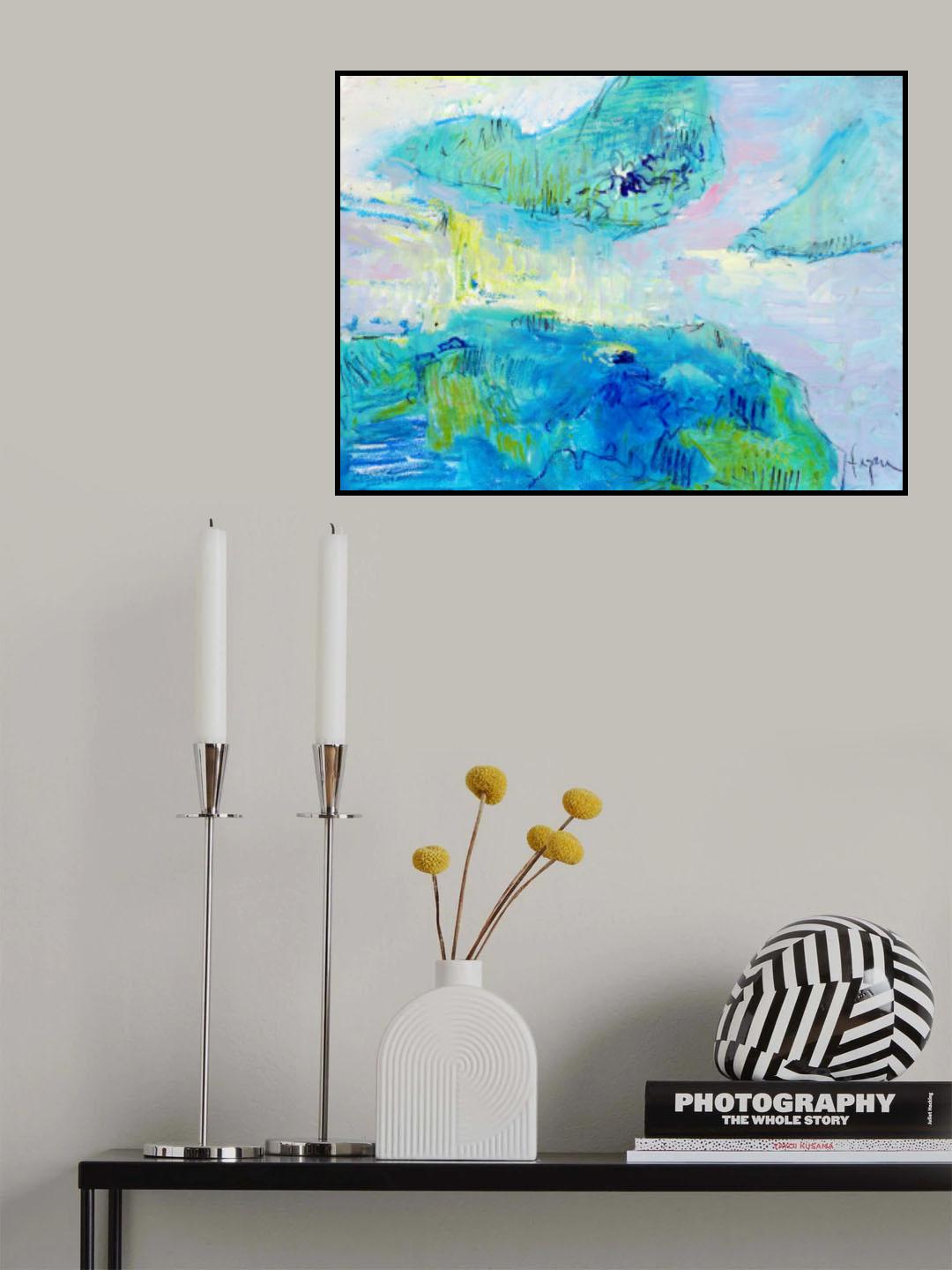 Df695 Smoothsailingintheheartland Poster och Canvastavla