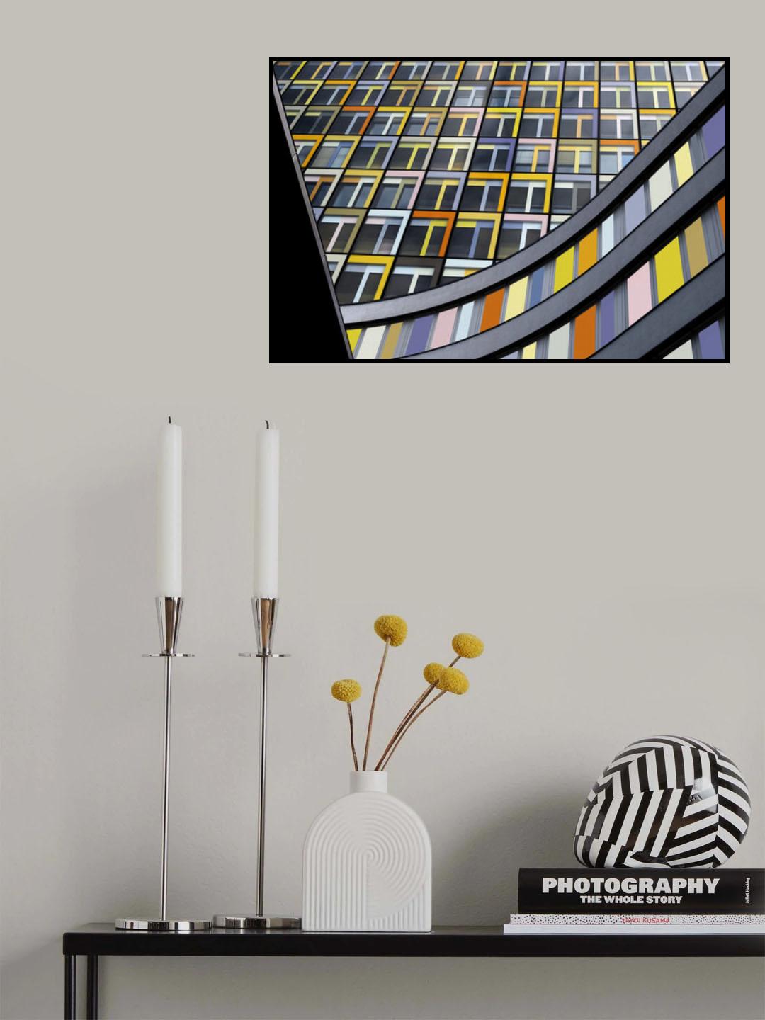 colorful facade Poster och Canvastavla