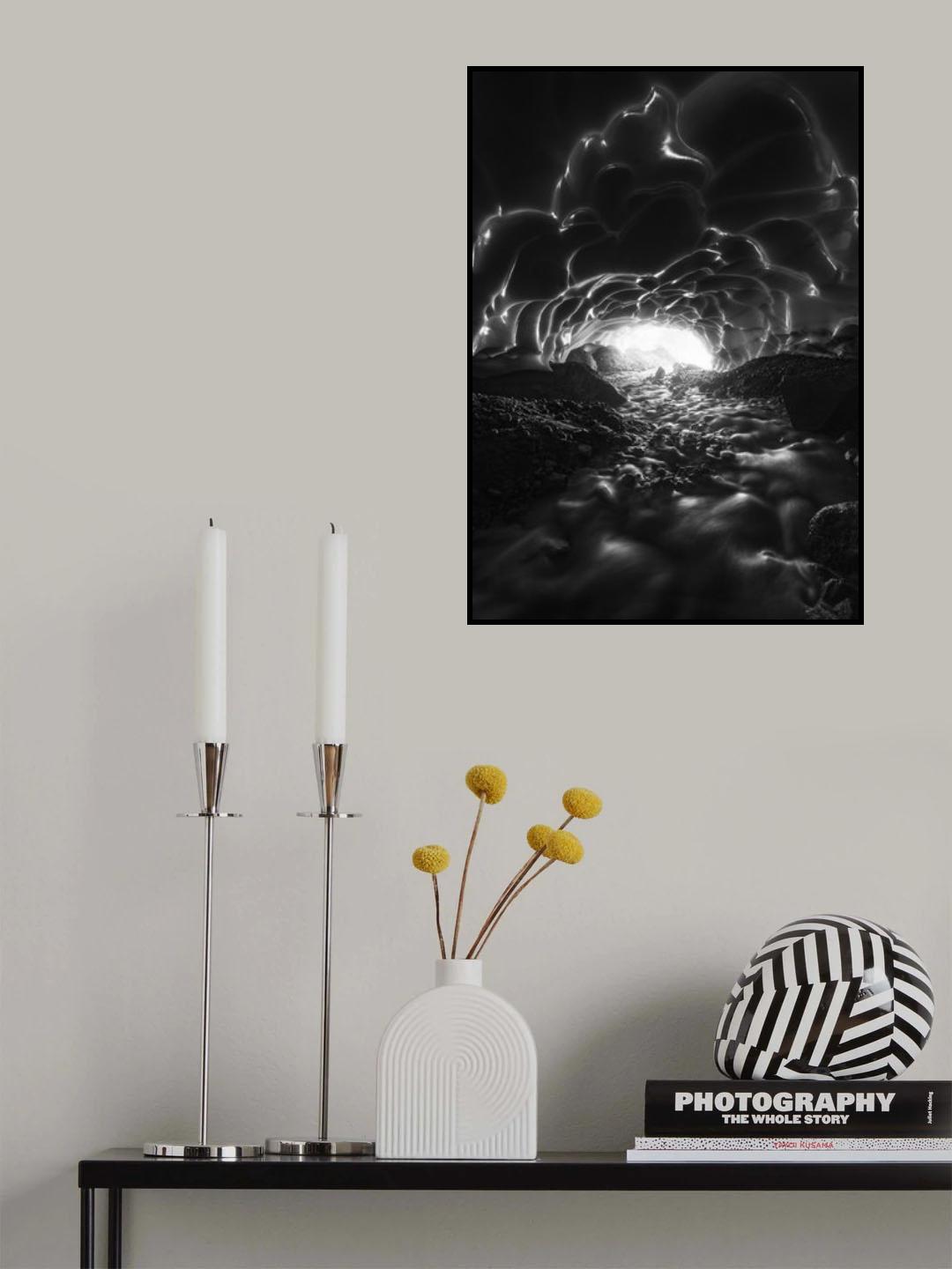 Out of Ice Cave Poster och Canvastavla