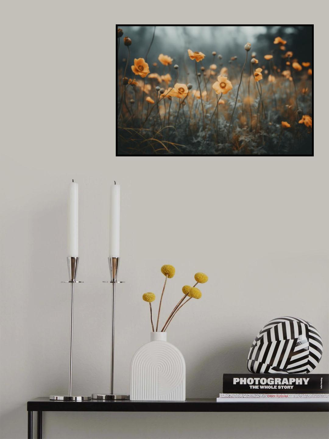 Orange Poppy Poster och Canvastavla