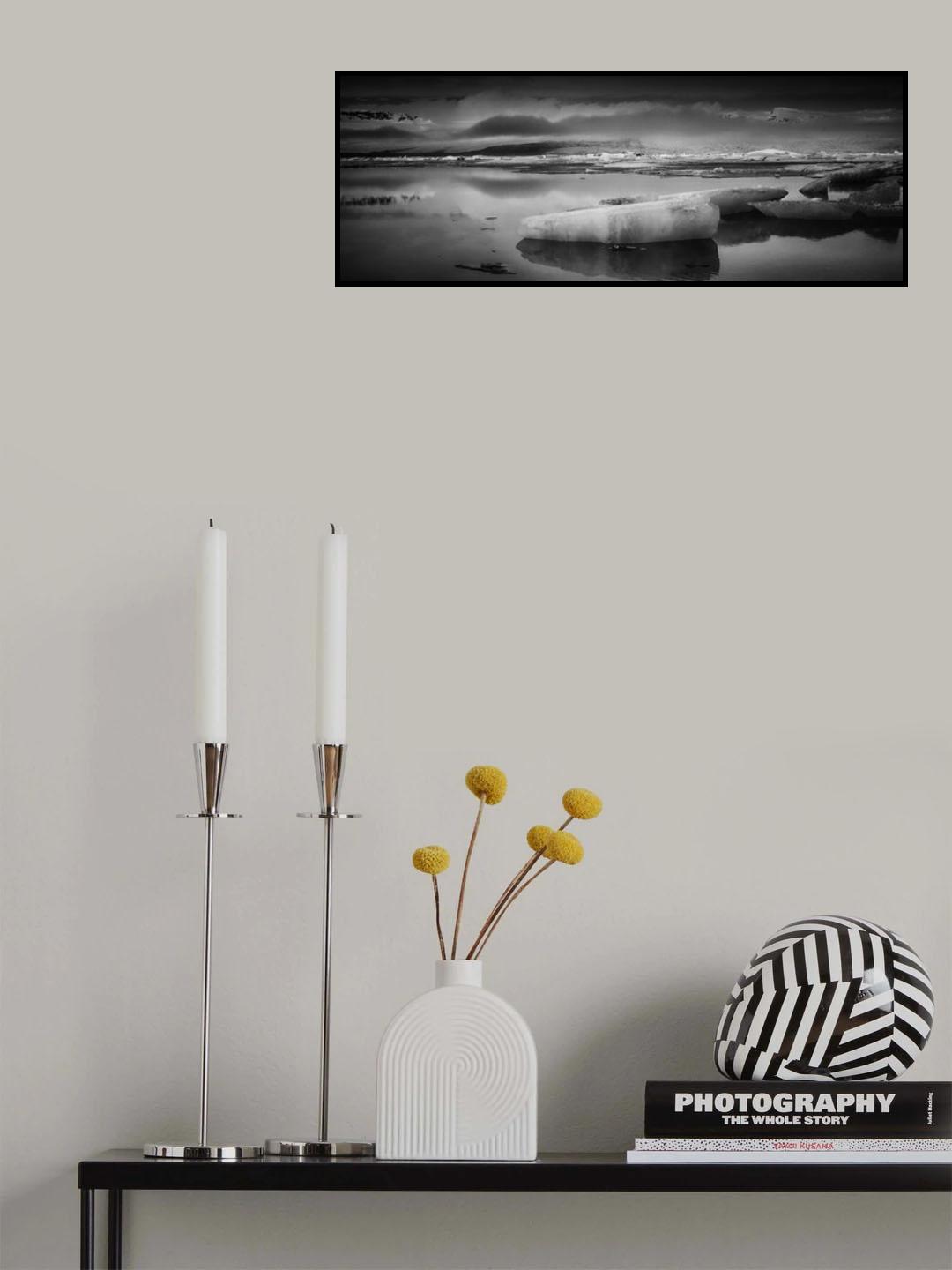 Frozen in Iceland Poster och Canvastavla