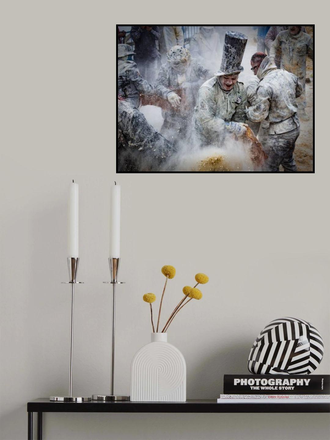Els Enfarinats. Poster och Canvastavla