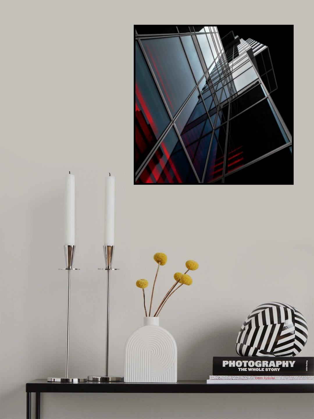 bluered Poster och Canvastavla