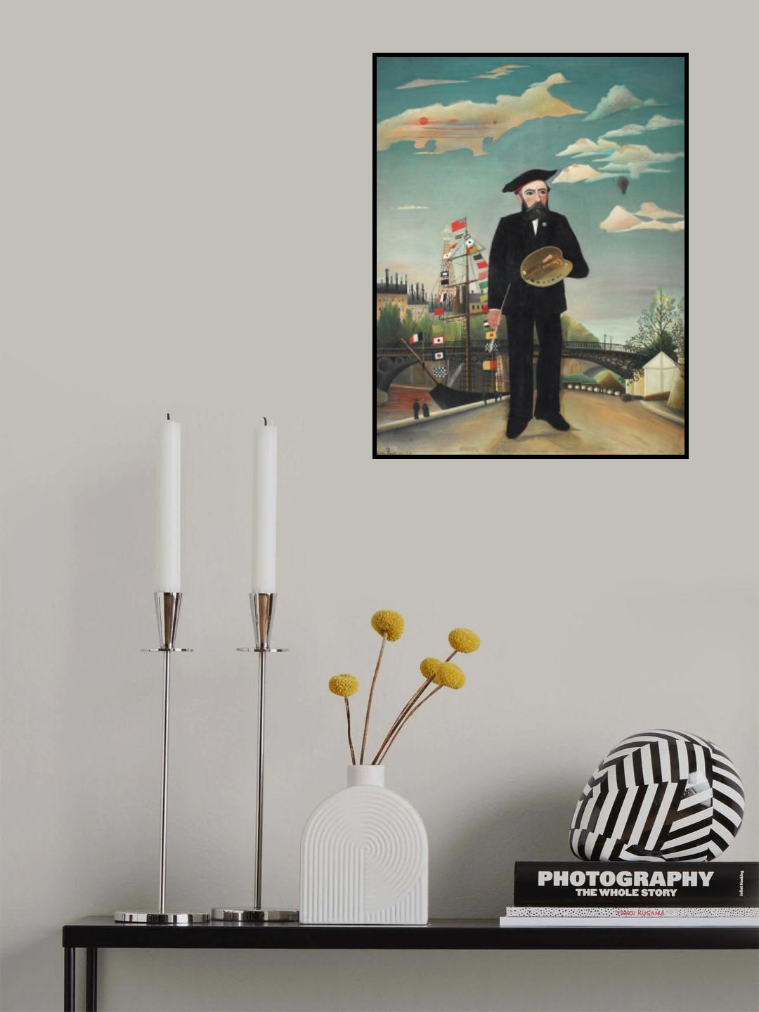 Self Portrait 1890 Poster och Canvastavla