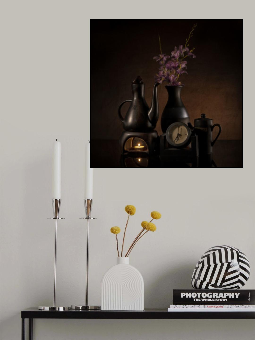 Warm a pot of Japanese sake Poster och Canvastavla