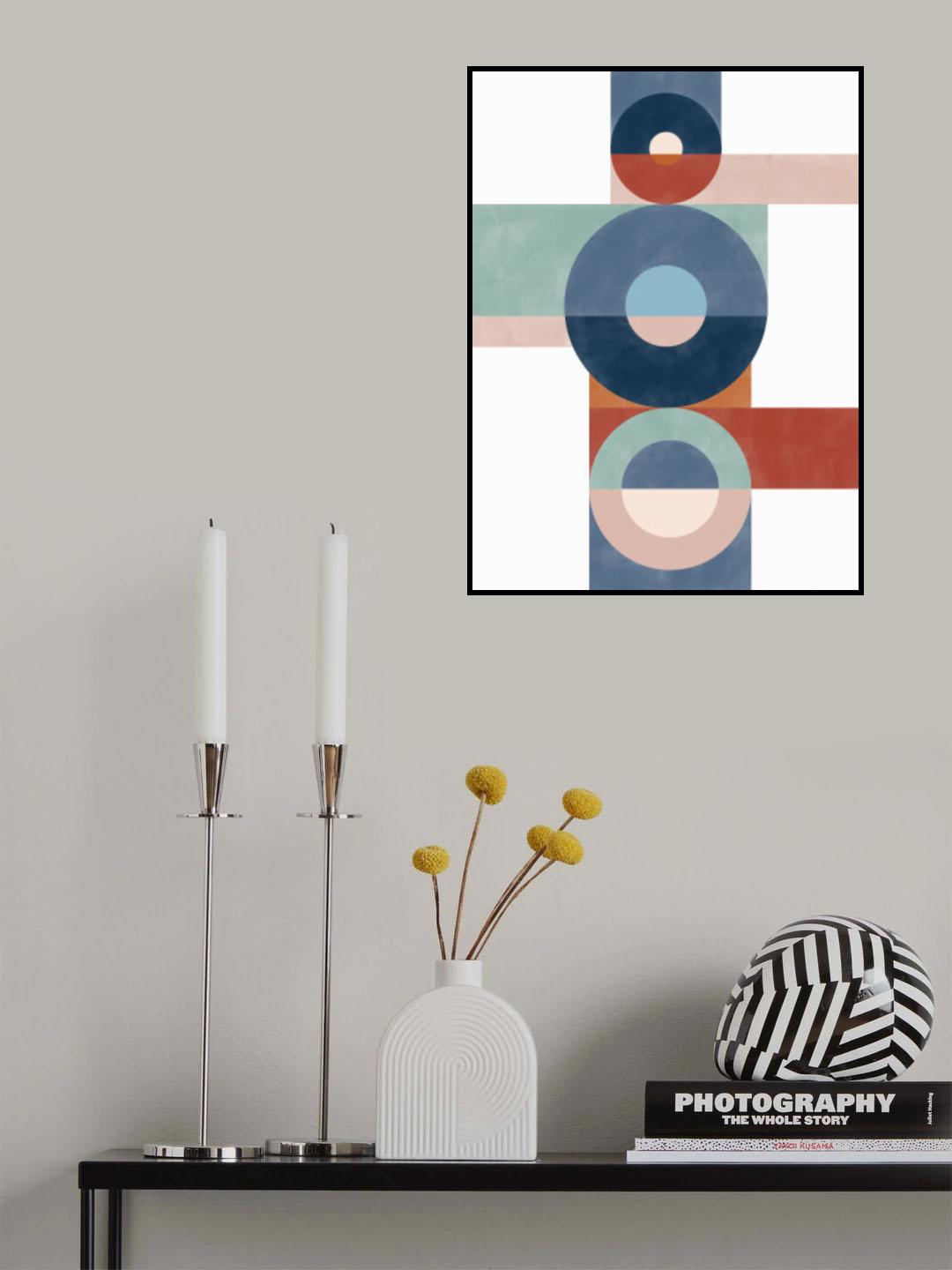 3x4 Aspectratiobluerust48 Poster och Canvastavla