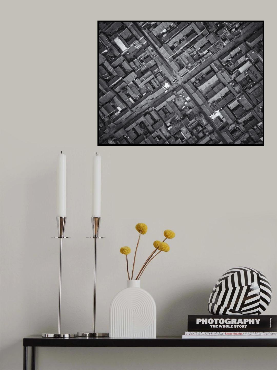 Figure of the ancient city Poster och Canvastavla