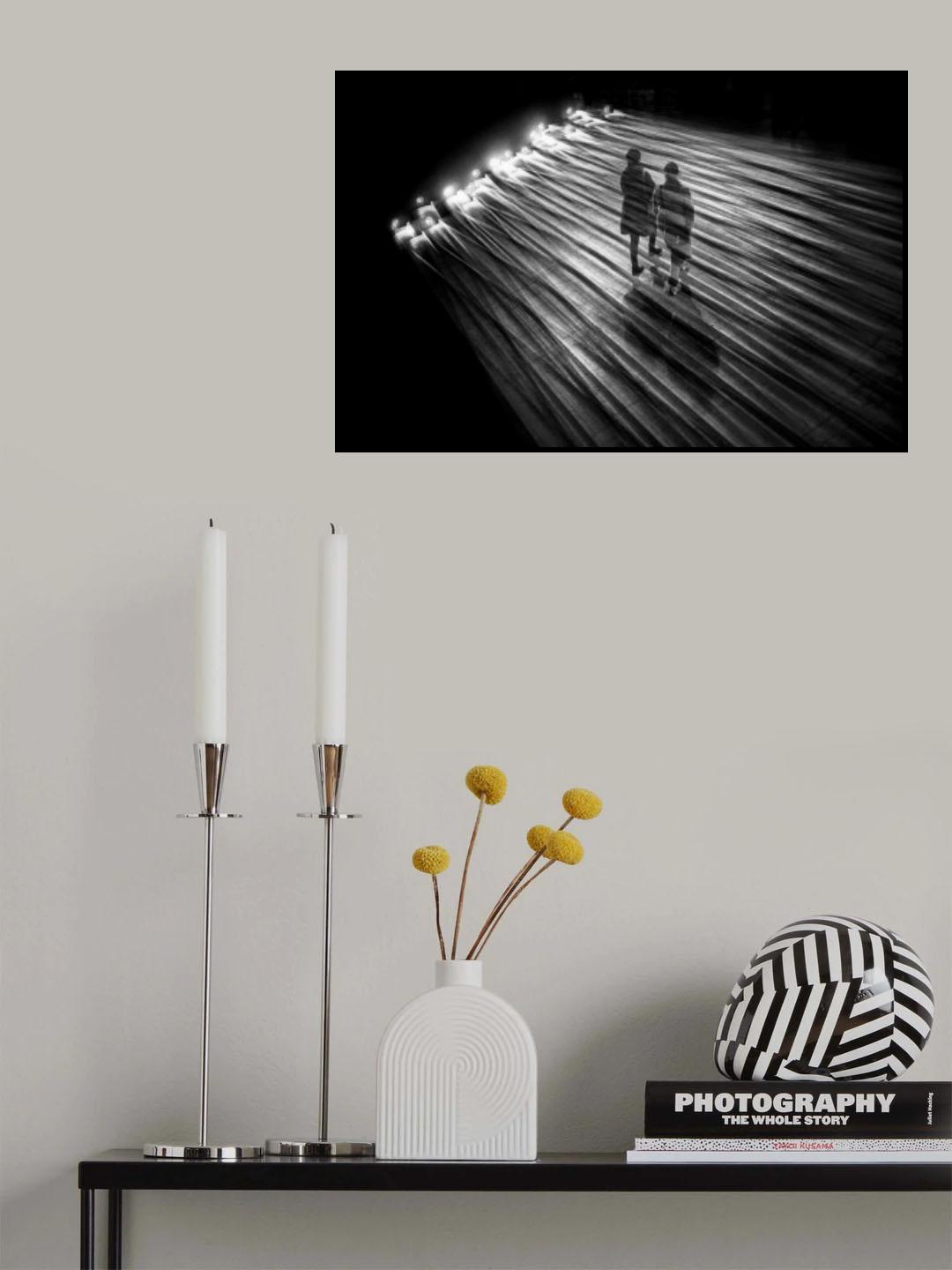 on the stairs Poster och Canvastavla