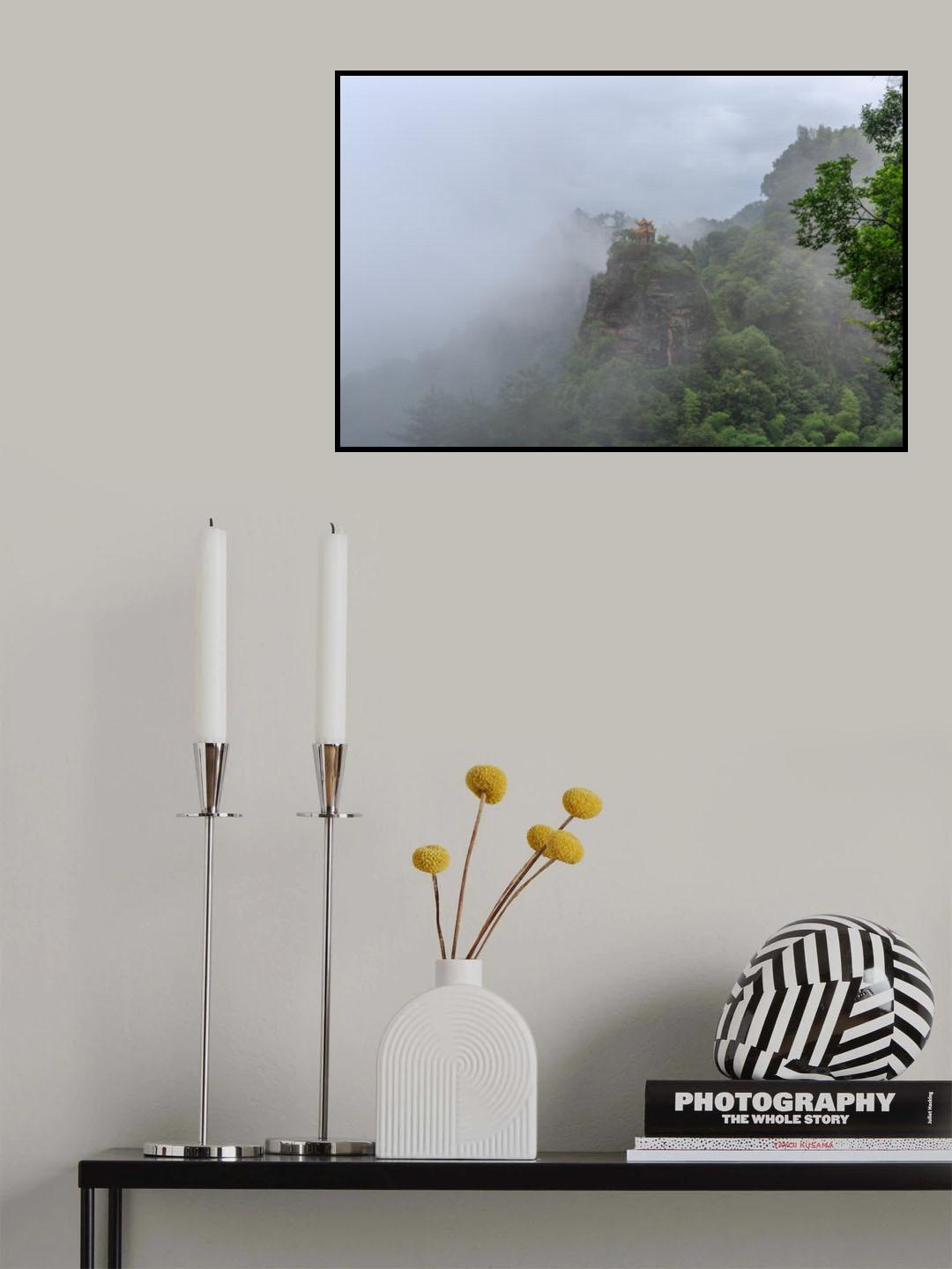 Cloudy mountain Poster och Canvastavla