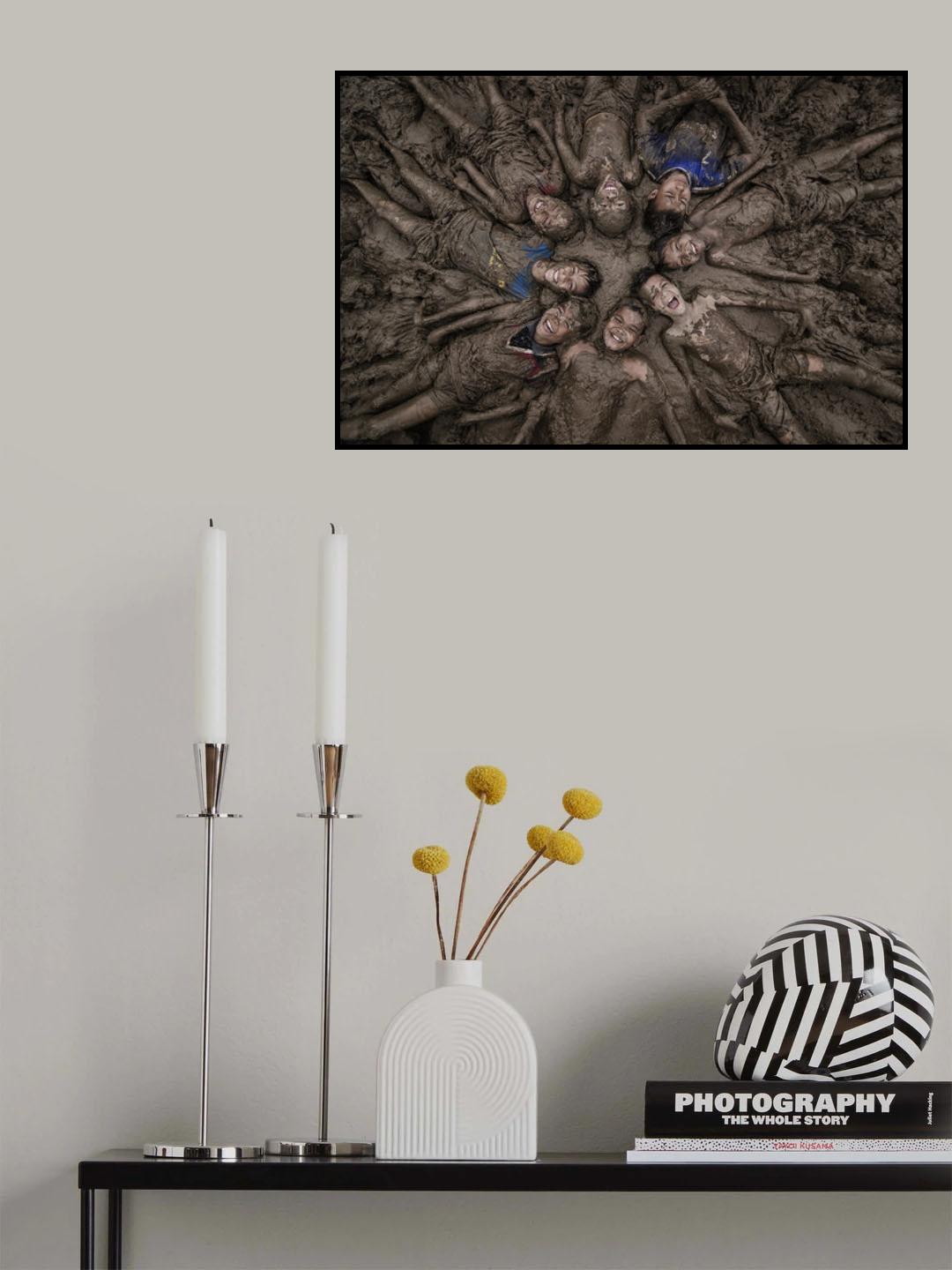 Happy Childrens Poster och Canvastavla