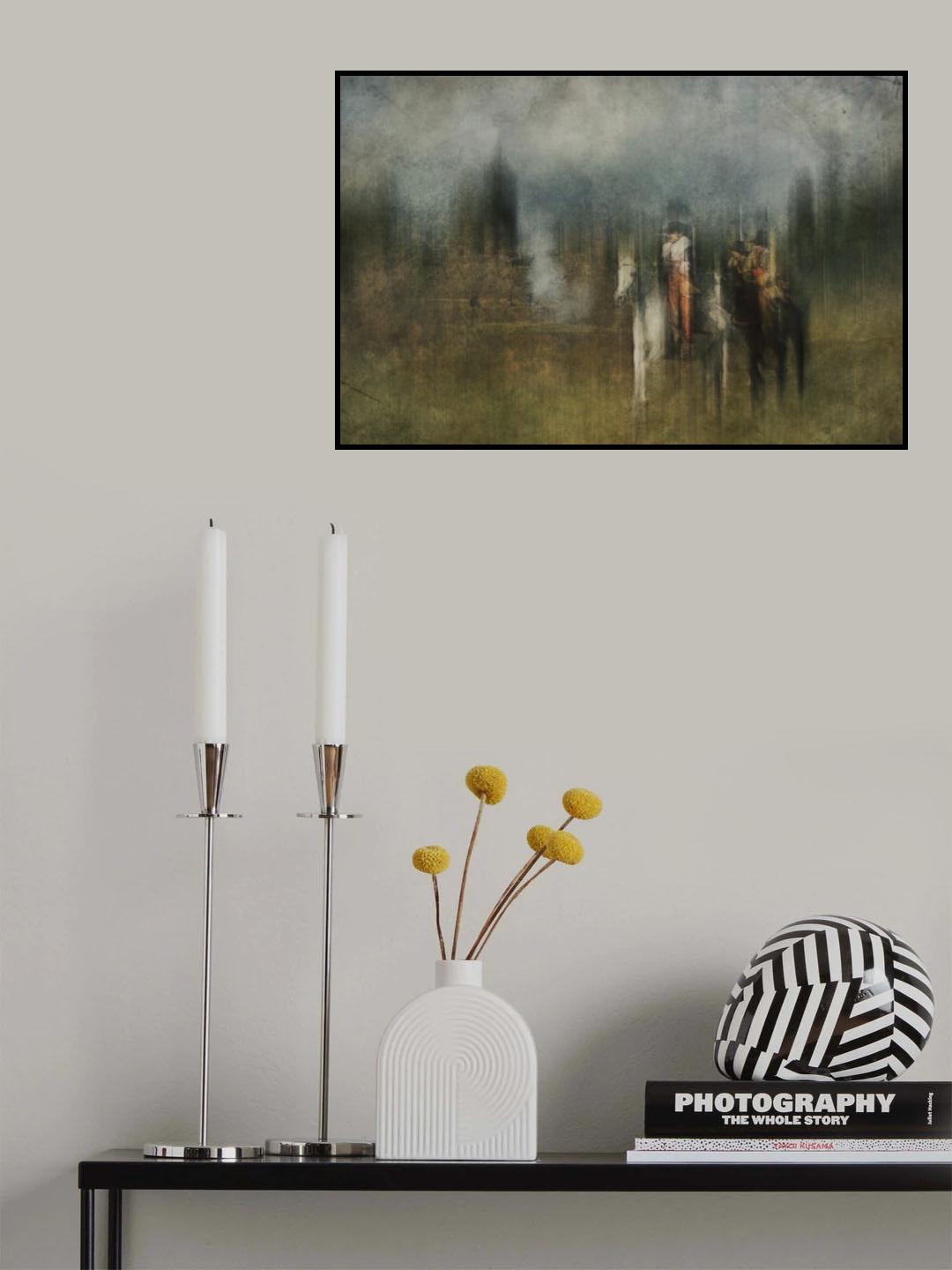 Warriors on horse Poster och Canvastavla