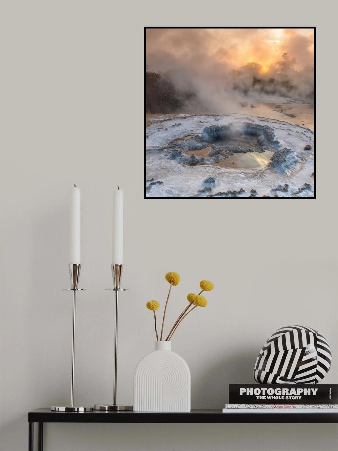 Hot Spring Poster och Canvastavla