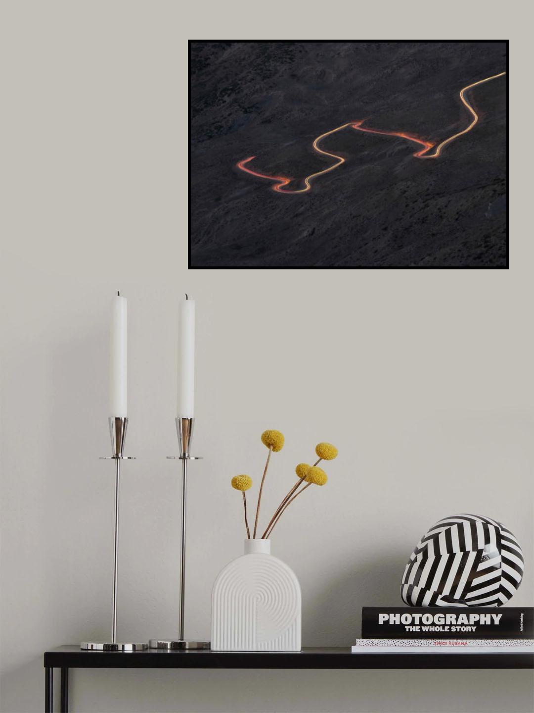 Body Of Road Poster och Canvastavla
