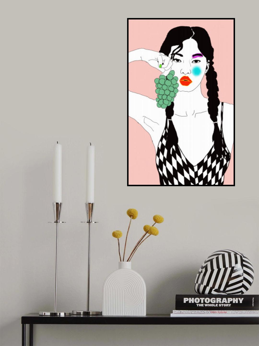 Grapes Poster och Canvastavla