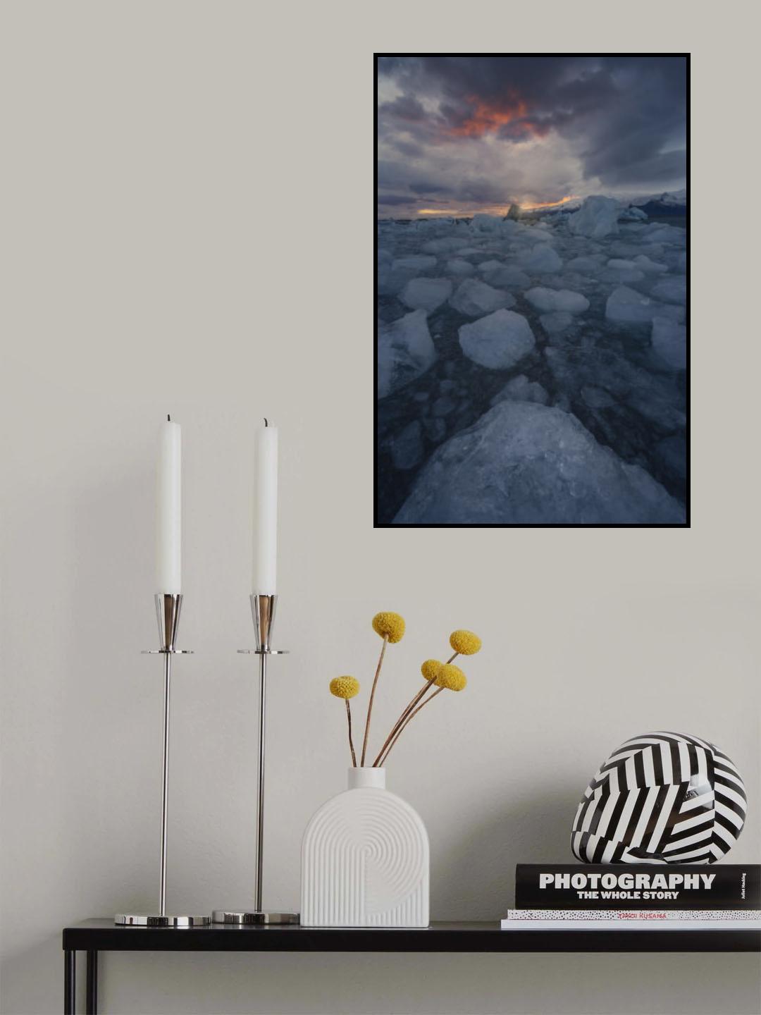 Red explosion Poster och Canvastavla