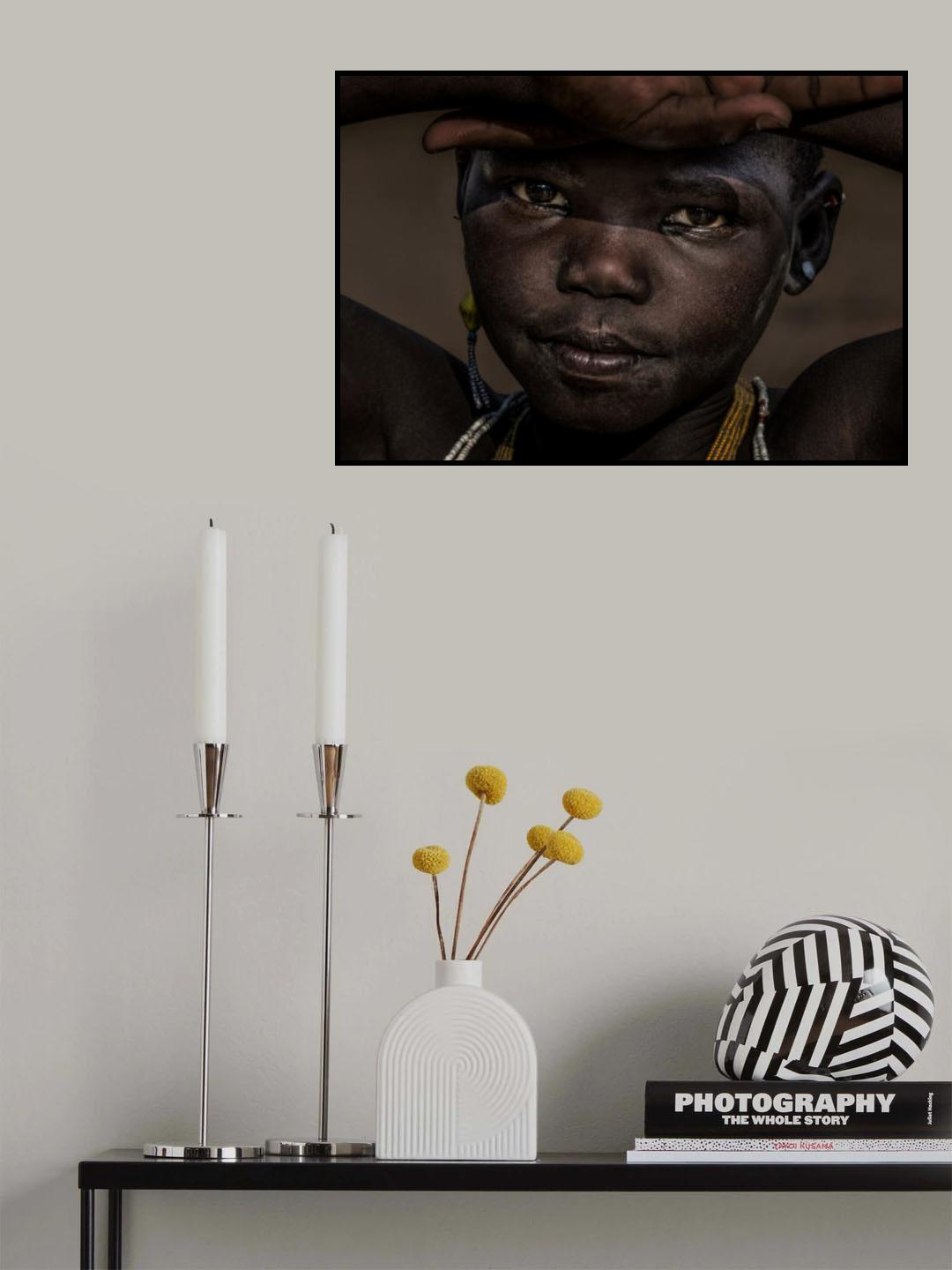 Child from South Sudan Poster och Canvastavla