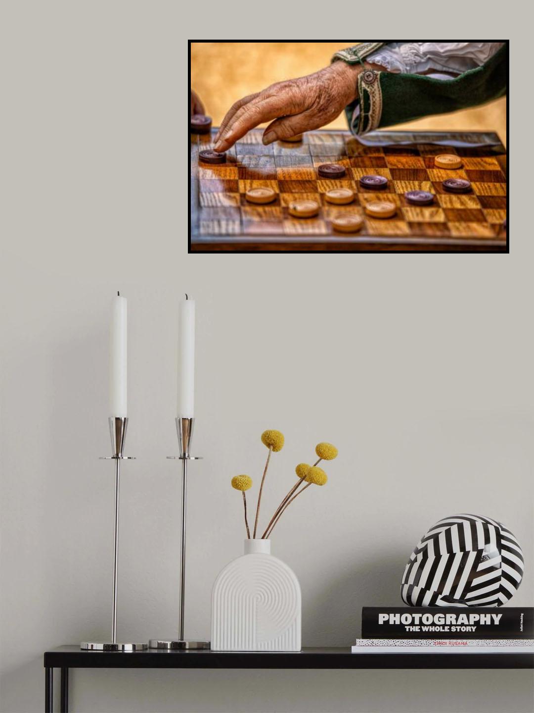 Renaissance Checkers Poster och Canvastavla