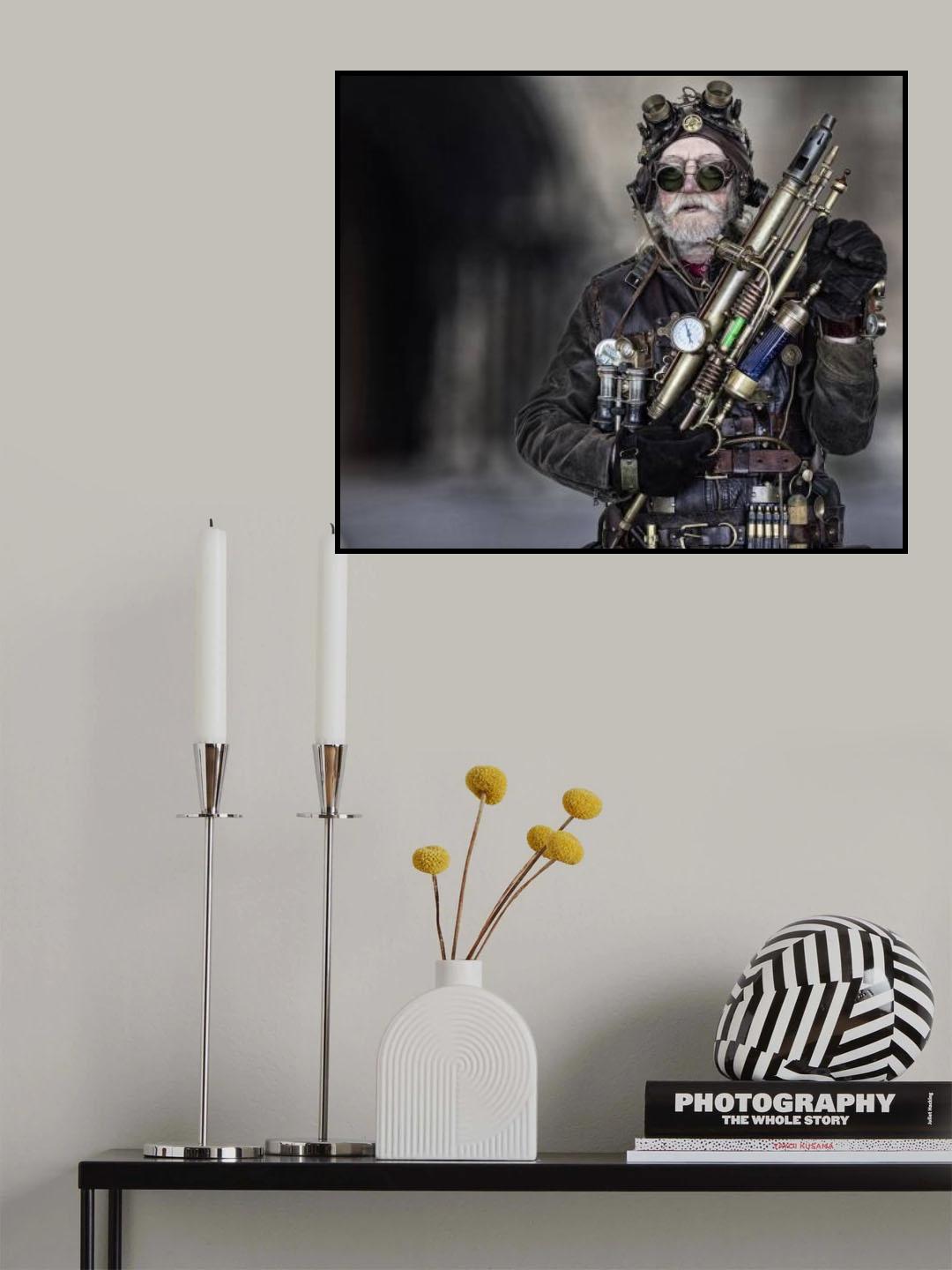 Time Warrior - Steampunk Wars 1911 Poster och Canvastavla
