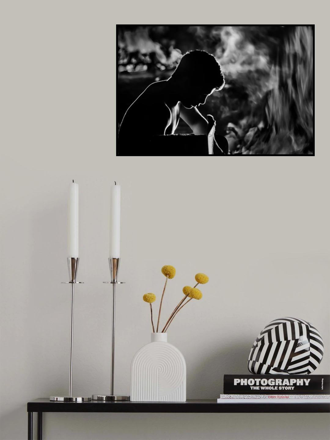 On fire Poster och Canvastavla