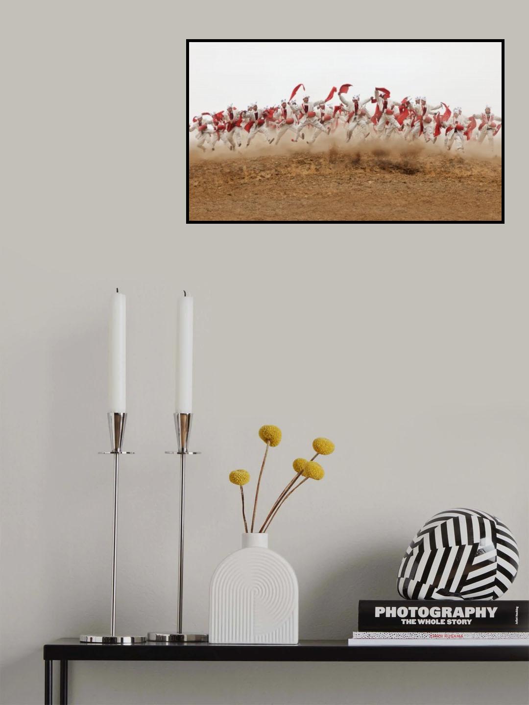 The Ansai Waist Drum Dance Poster och Canvastavla