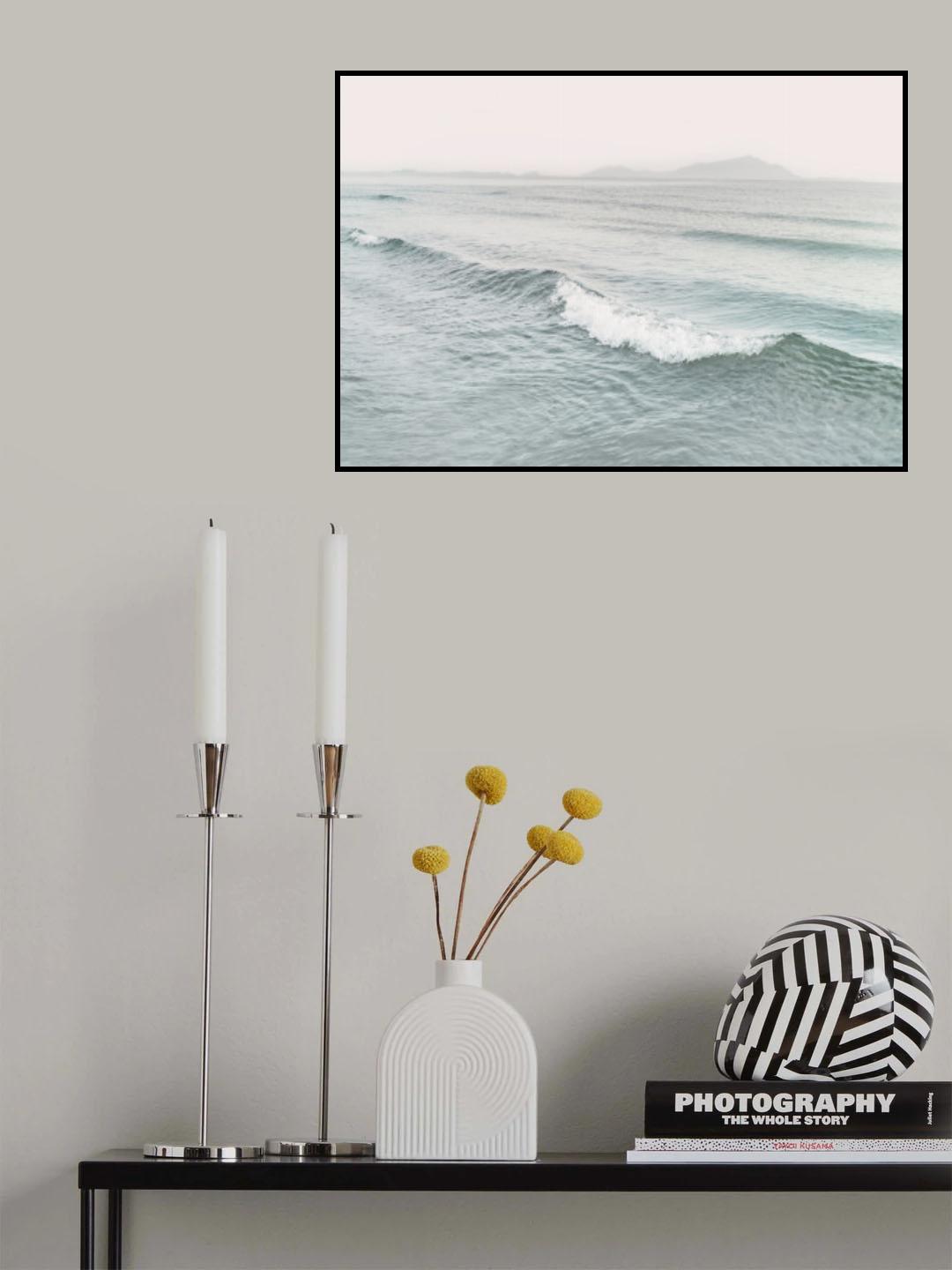 Wave Poster och Canvastavla