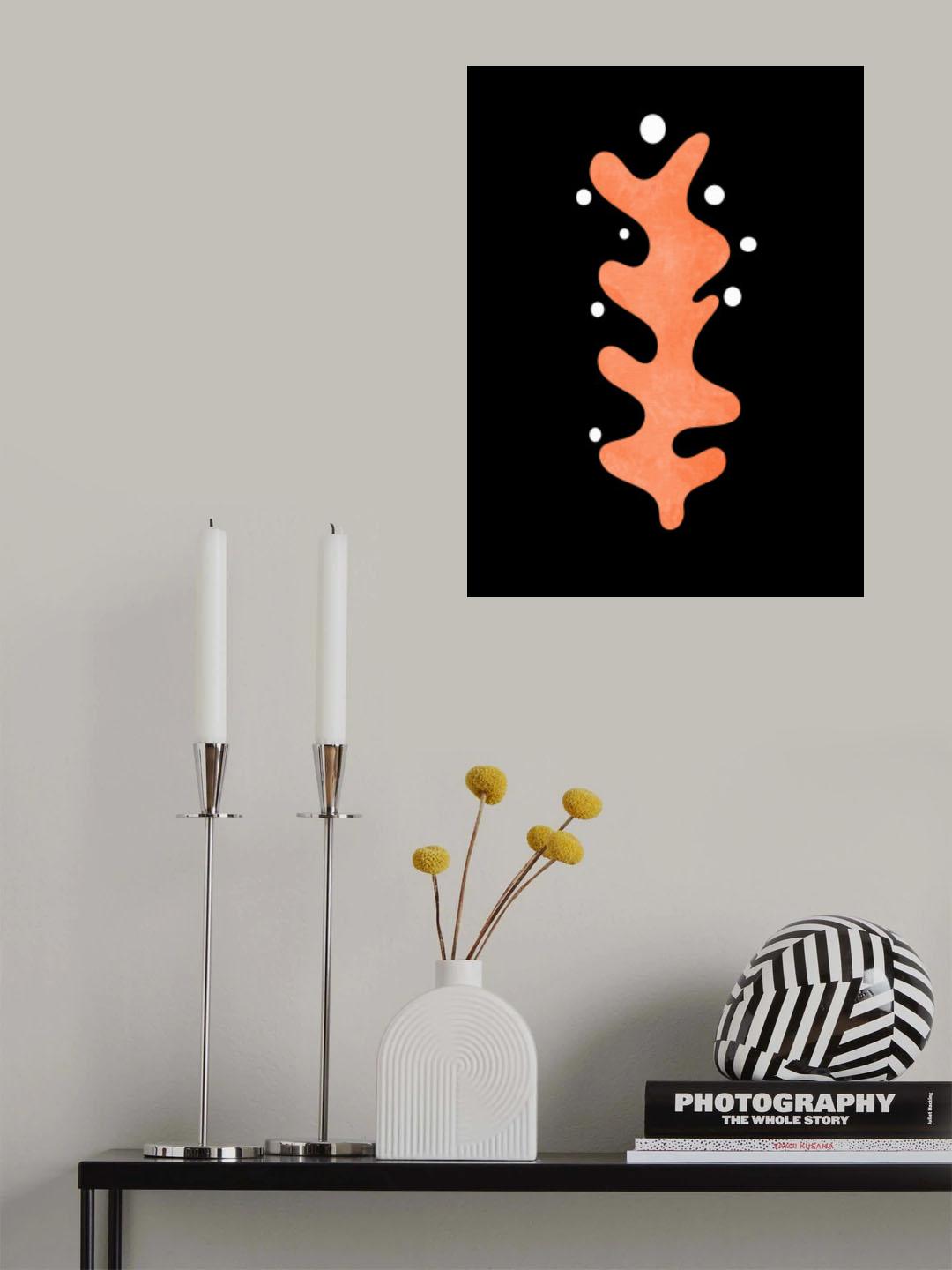 Aquarell Miro Shapes4 Kopie Poster och Canvastavla