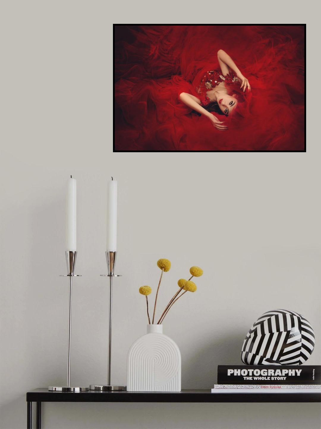 THE RED Poster och Canvastavla