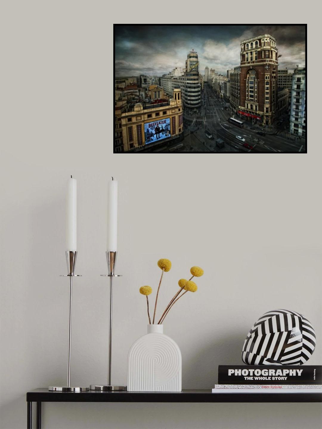The dark city Poster och Canvastavla