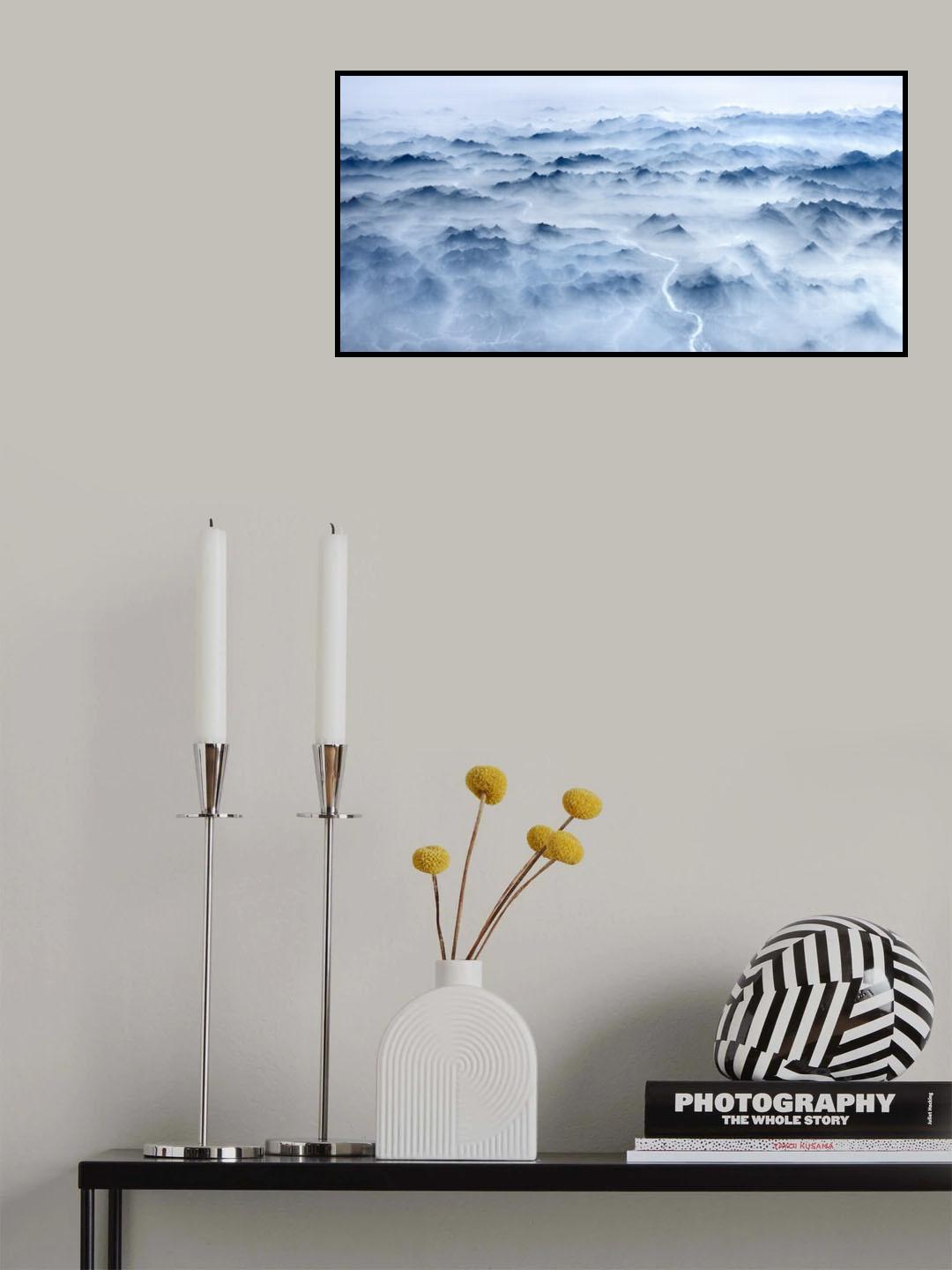 The waves of ridges Poster och Canvastavla