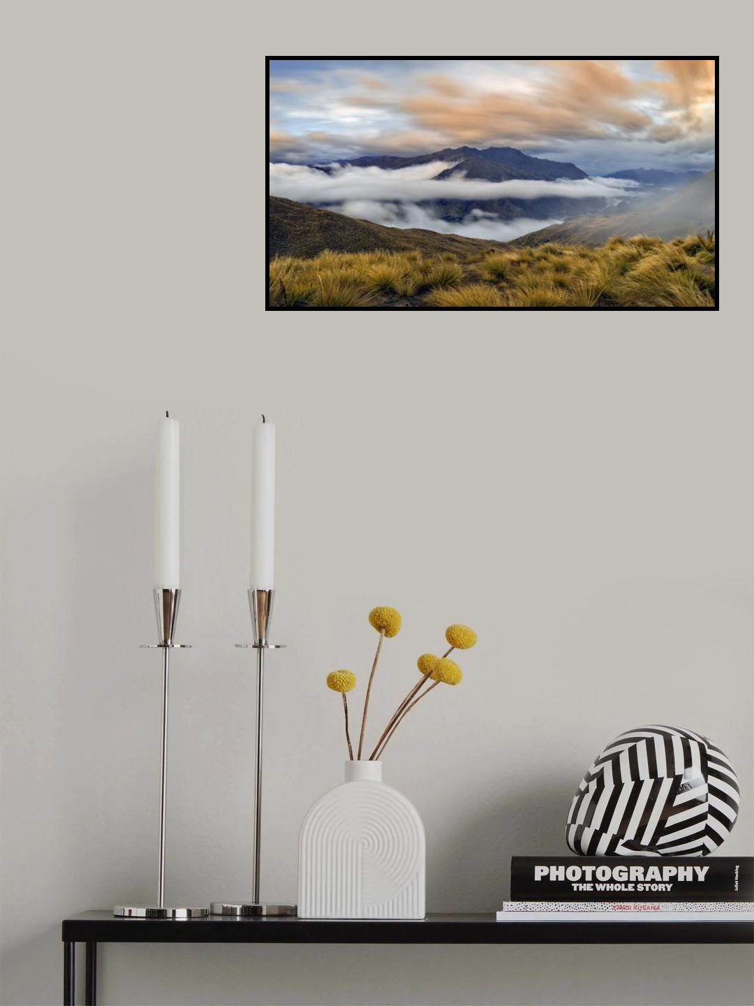 Cardrona Morning Poster och Canvastavla